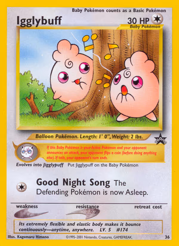 Igglybuff 36/53 Pokemon card