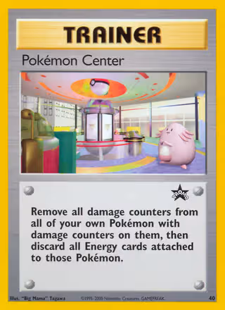 Pokémon Center 40/53 Pokemon card