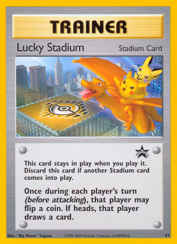 Lucky Stadium 41/53 Pokemon card