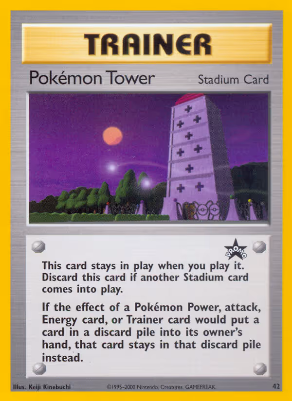 Pokémon Tower 42/53 Pokemon card