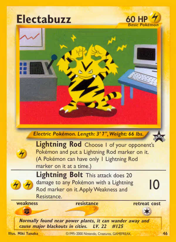 Electabuzz 46/53 Pokemon card