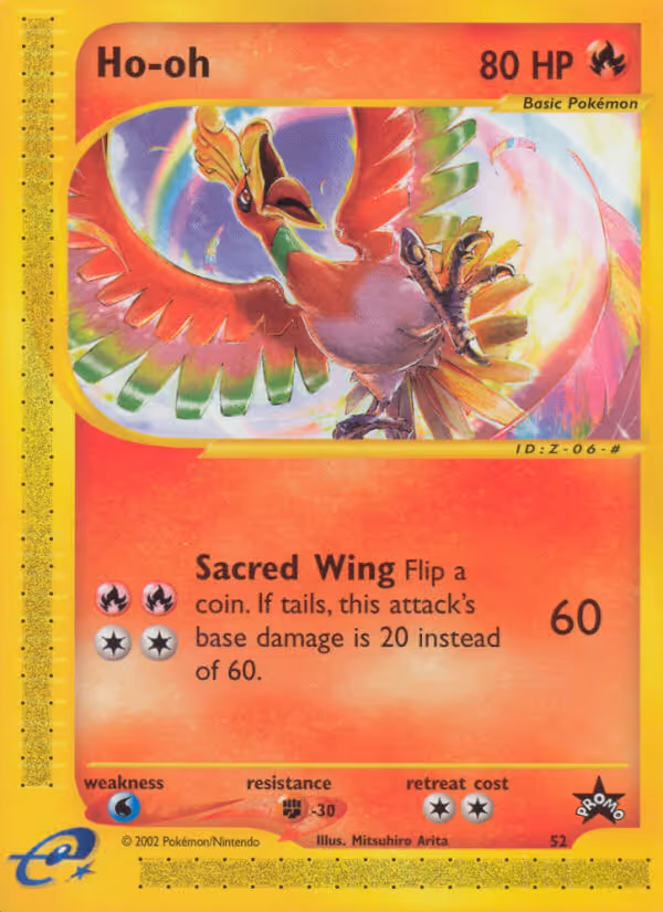 Ho-oh 52/53 Pokemon card