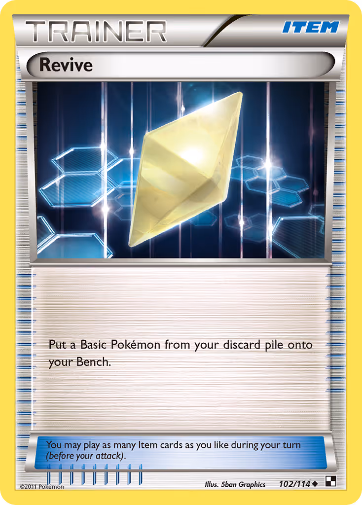 Revive 102/114 Pokemon card