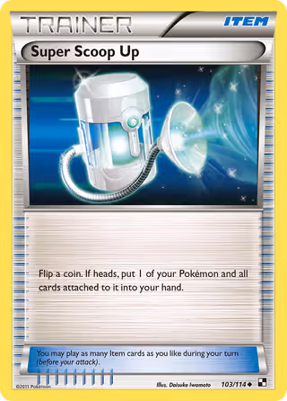 Super Scoop Up 103/114 Pokemon card