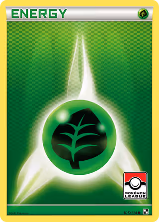 Grass Energy 105/114 Pokemon card