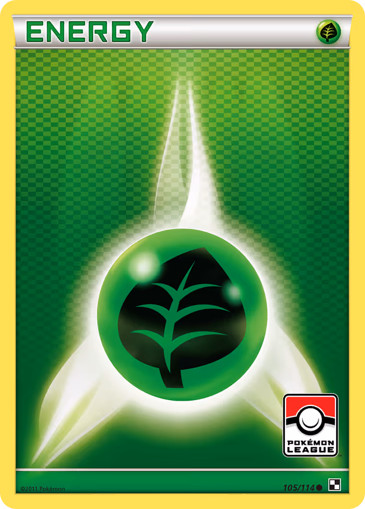 Grass Energy 105/114 Pokemon card