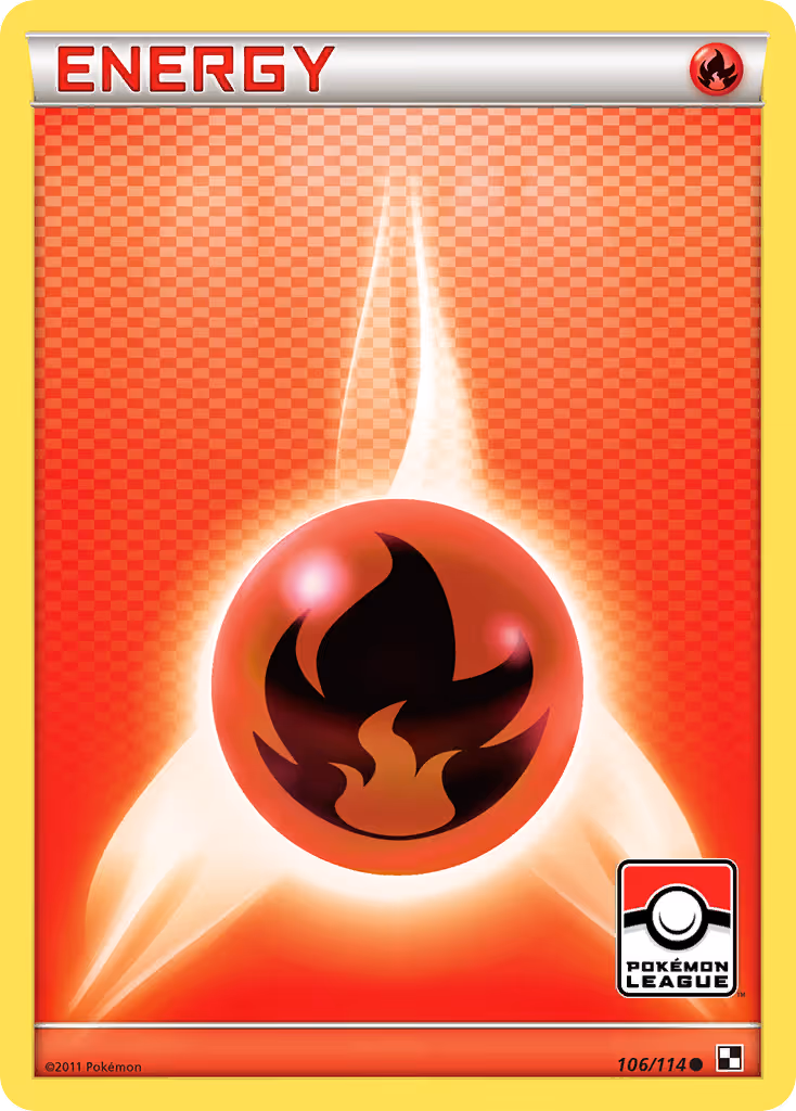 Fire Energy 106/114 Pokemon card