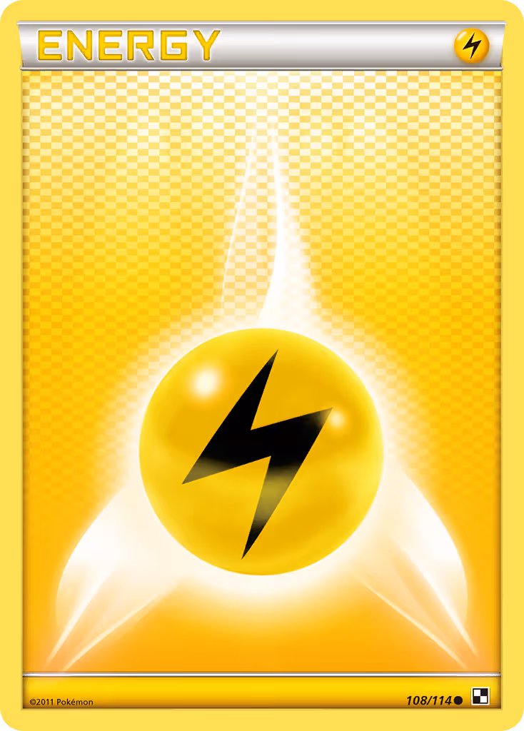 Lightning Energy 108/114 Pokemon card