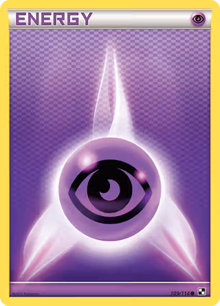 Psychic Energy 109/114 Pokemon card