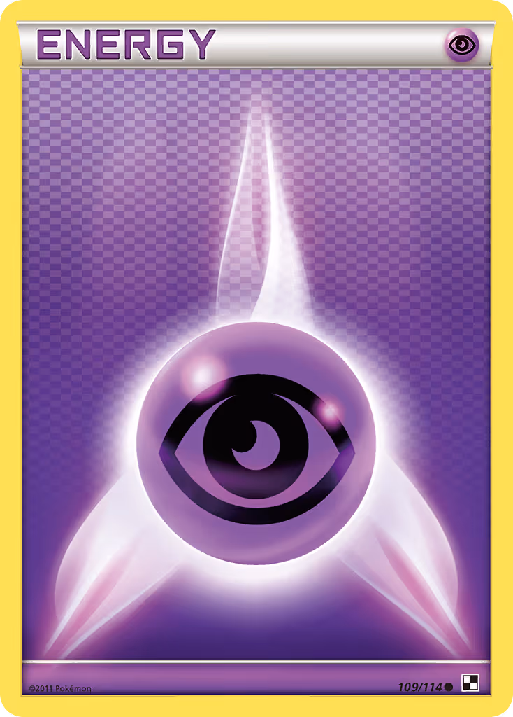 Psychic Energy 109/114 Pokemon card