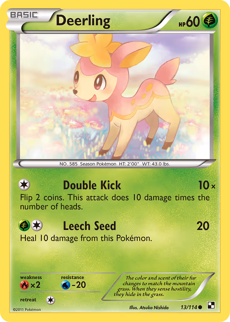 Deerling 13/114 Pokemon card
