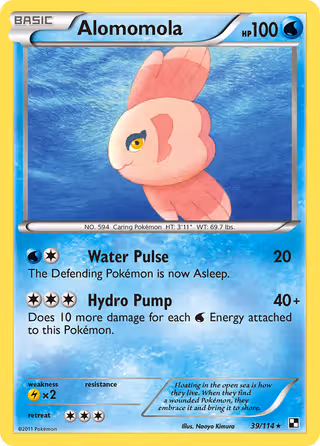 Alomomola 39/114 Pokemon card