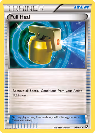 Full Heal 95/114 Pokemon card