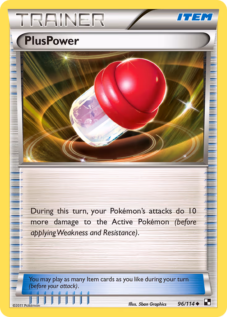 PlusPower 96/114 Pokemon card