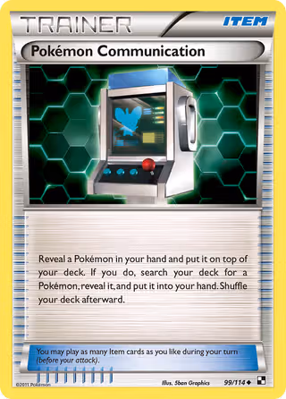 Pokémon Communication 99/114 Pokemon card