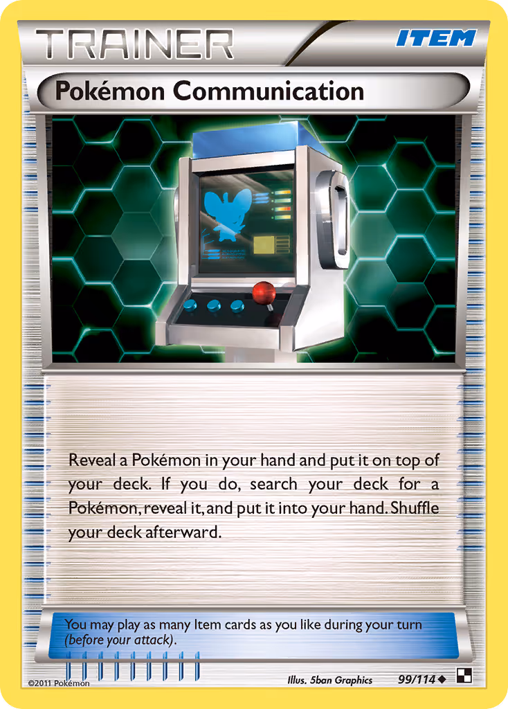 Pokémon Communication 99/114 Pokemon card