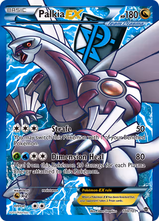 Palkia-EX 100/101 Pokemon card