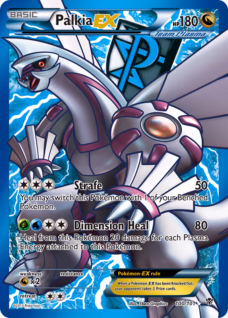 Palkia-EX 100/101 Pokemon card