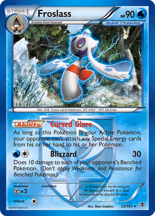 Froslass 23/101 Pokemon card