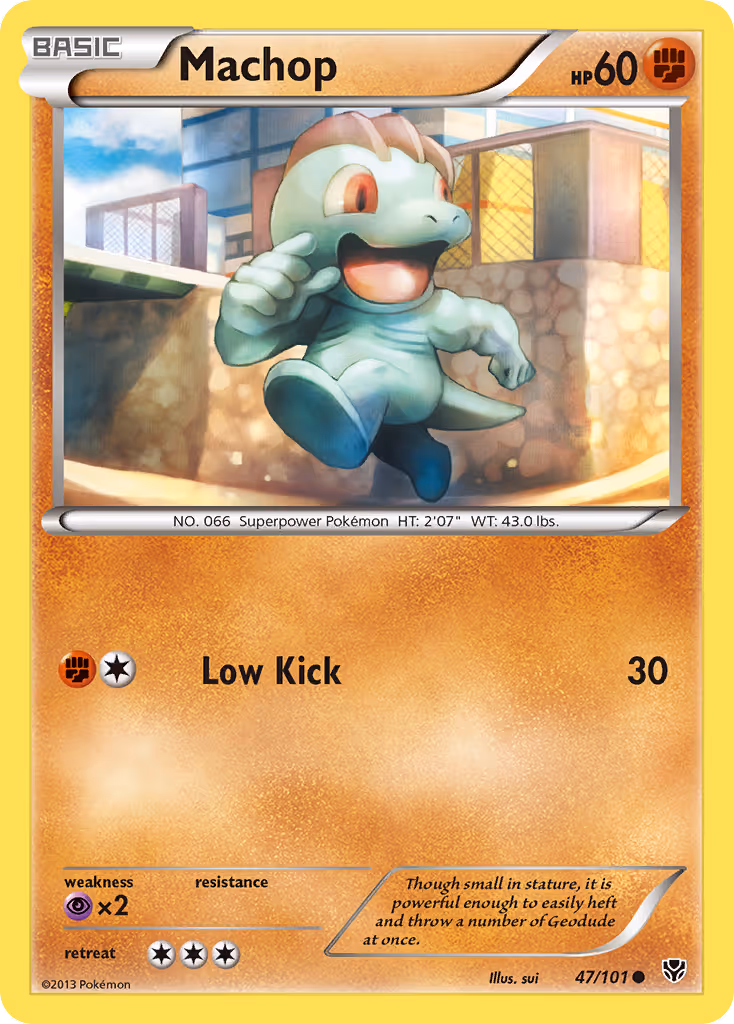 Machop 47/101 Pokemon card