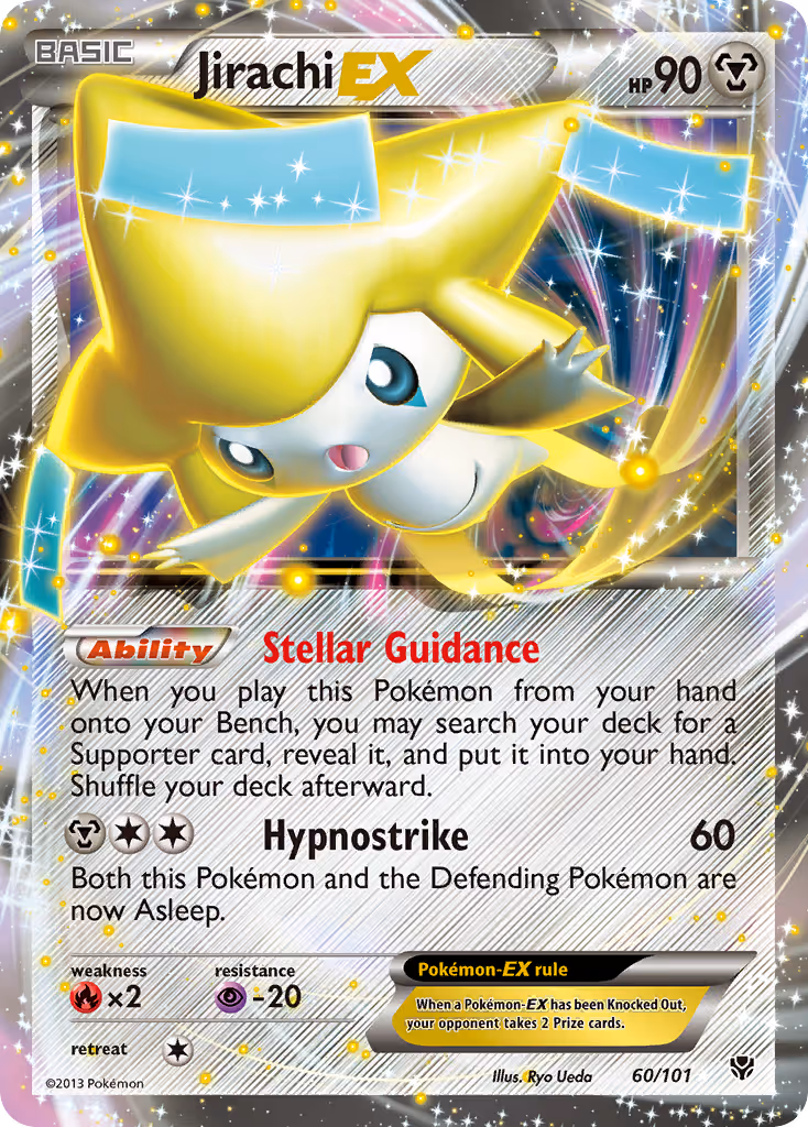 Jirachi-EX 60/101 Pokemon card