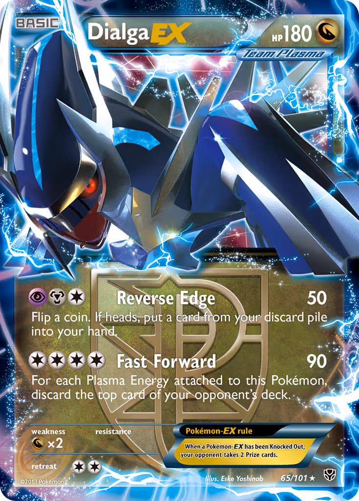 Dialga-EX 65/101 Pokemon card