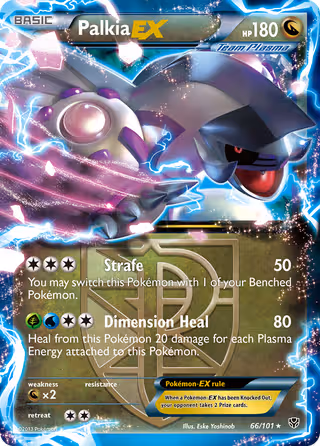 Palkia-EX 66/101 Pokemon card