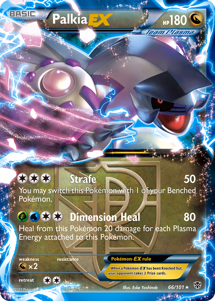 Palkia-EX 66/101 Pokemon card