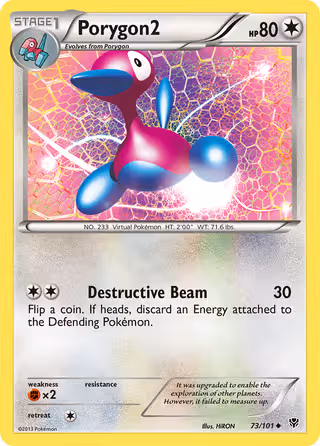 Porygon2 73/101 Pokemon card