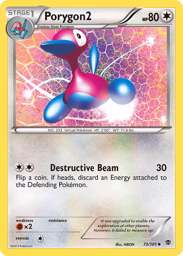 Porygon2 73/101 Pokemon card