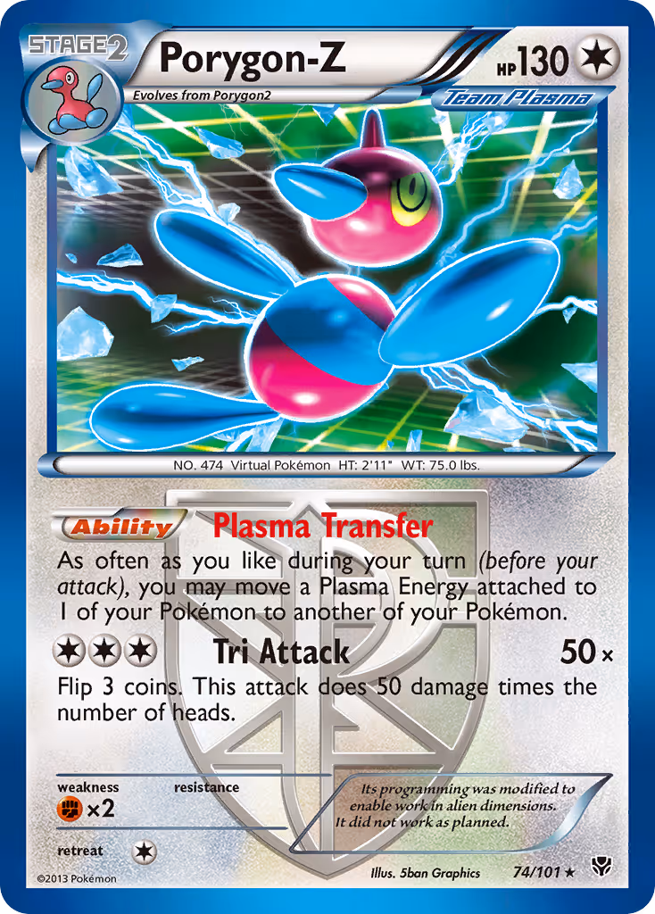 Porygon-Z 74/101 Pokemon card