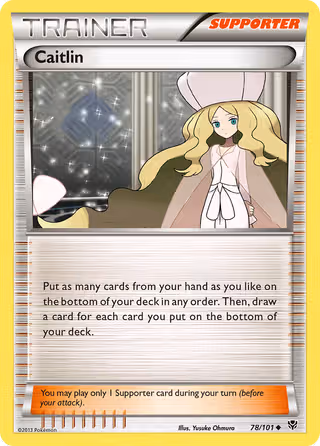 Caitlin 78/101 Pokemon card