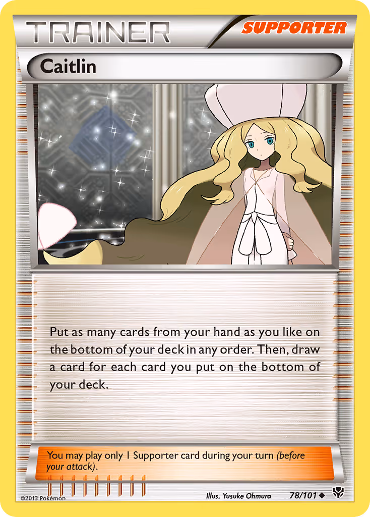 Caitlin 78/101 Pokemon card