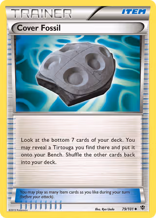 Cover Fossil 79/101 Pokemon card