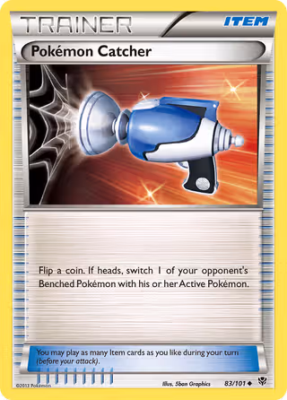Pokémon Catcher 83/101 Pokemon card
