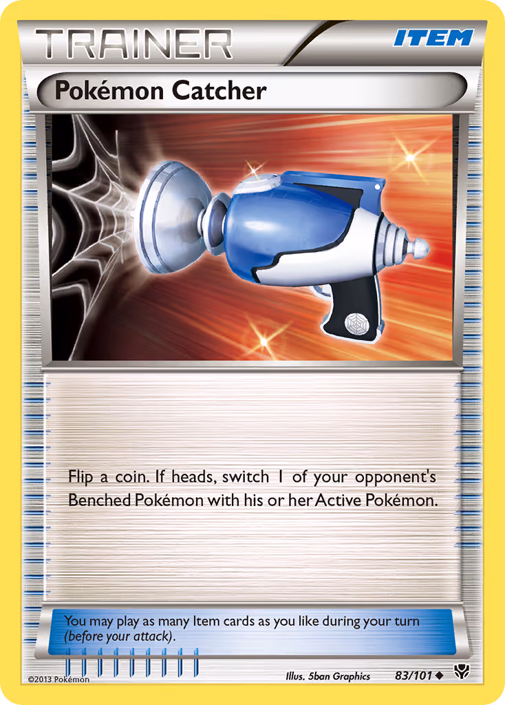 Pokémon Catcher 83/101 Pokemon card