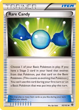 Rare Candy 85/101 Pokemon card