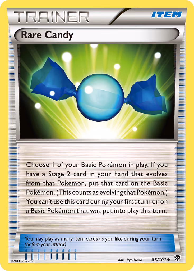 Rare Candy 85/101 Pokemon card