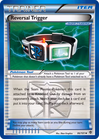 Reversal Trigger 86/101 Pokemon card