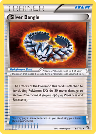 Silver Bangle 88/101 Pokemon card