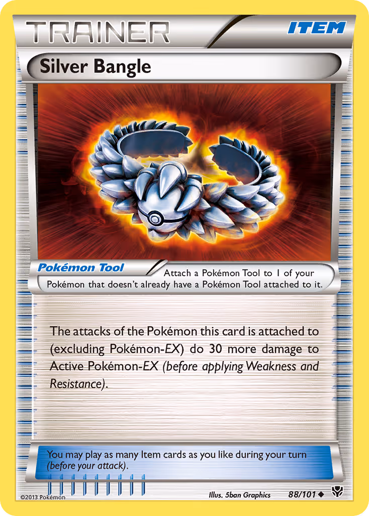 Silver Bangle 88/101 Pokemon card