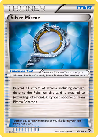 Silver Mirror 89/101 Pokemon card