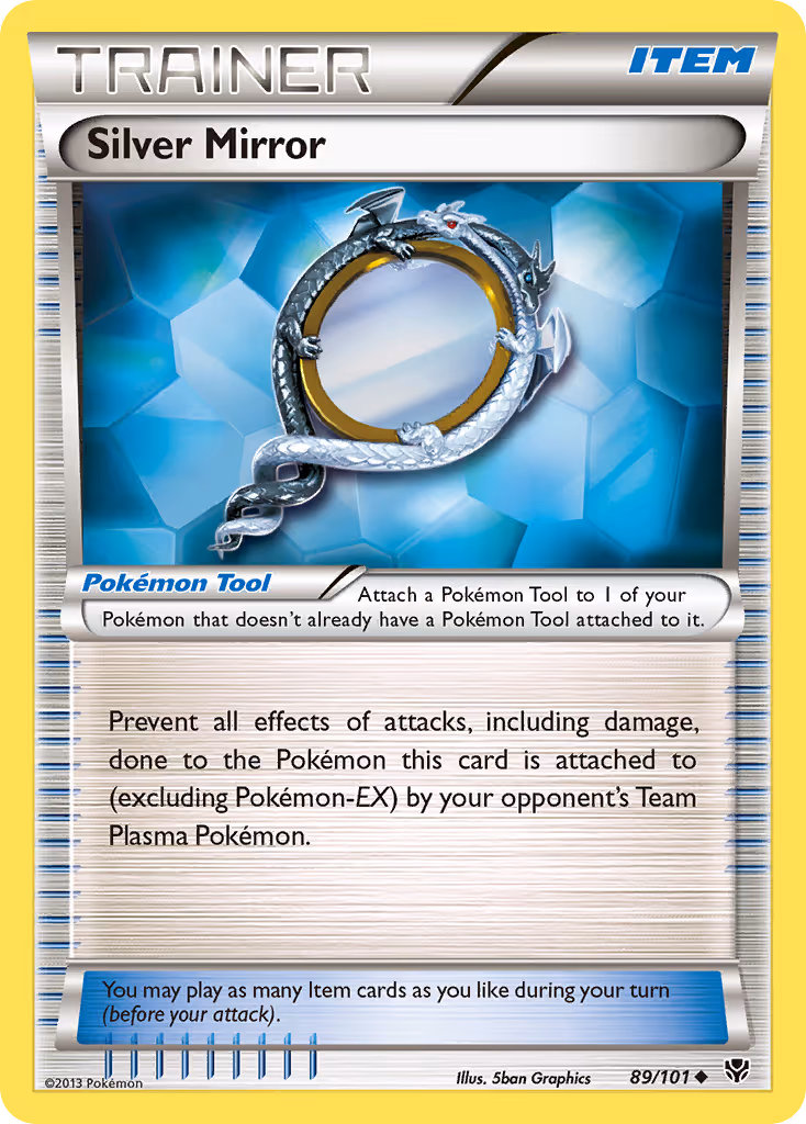 Silver Mirror 89/101 Pokemon card