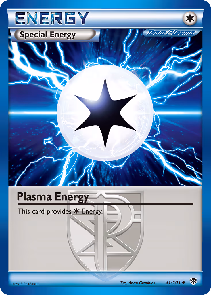 Plasma Energy 91/101 Pokemon card