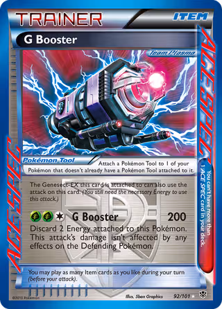 G Booster 92/101 Pokemon card