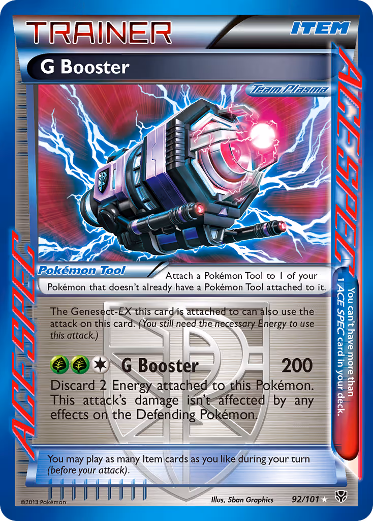 G Booster 92/101 Pokemon card