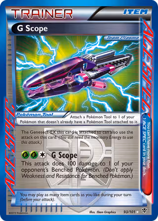 G Scope 93/101 Pokemon card