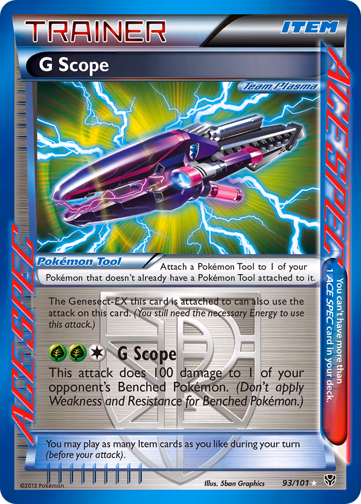 G Scope 93/101 Pokemon card
