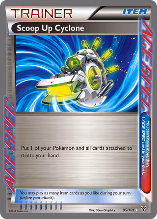 Scoop Up Cyclone 95/101 Pokemon card
