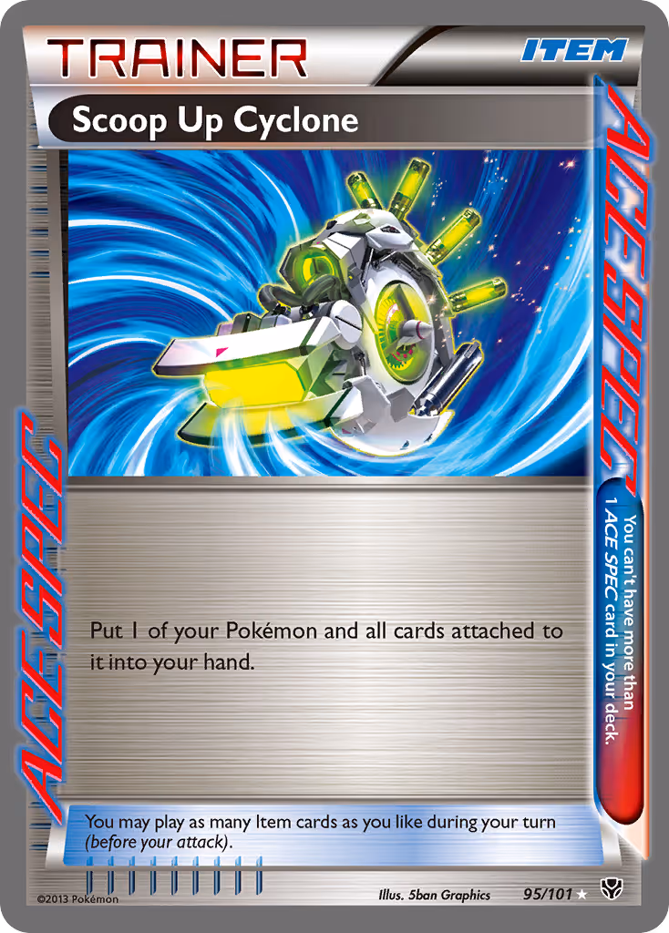 Scoop Up Cyclone 95/101 Pokemon card